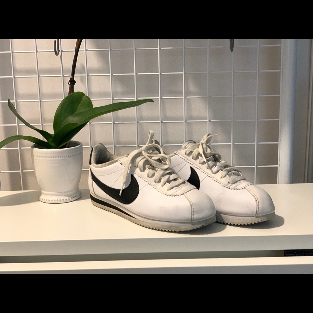 White Nike Cortez